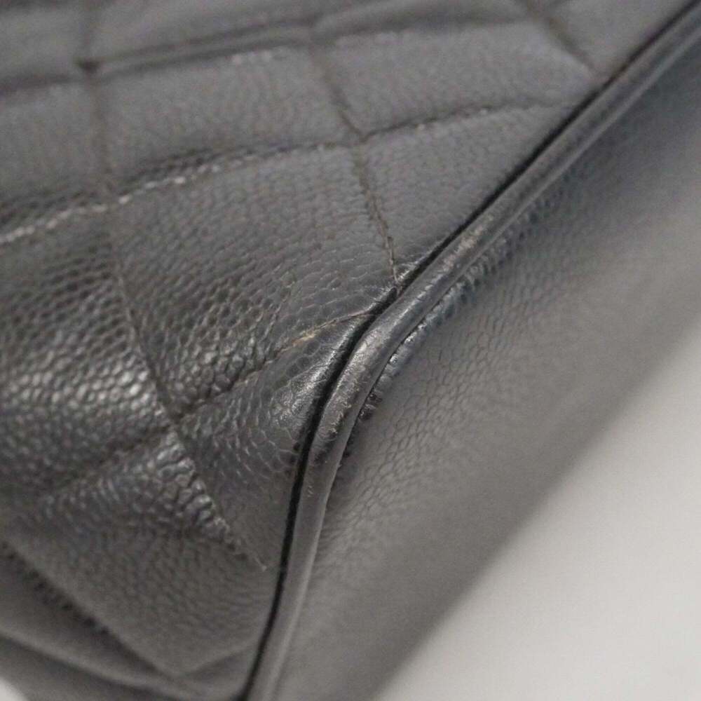 CHANEL Black Caviar Leather Reissue Tote Bag - Picture 7 of 13